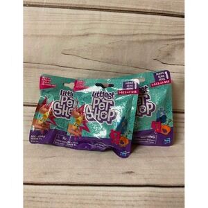 Littlest Pet Shop Wear It Ring Series 1 Blind Bag Lot of 3